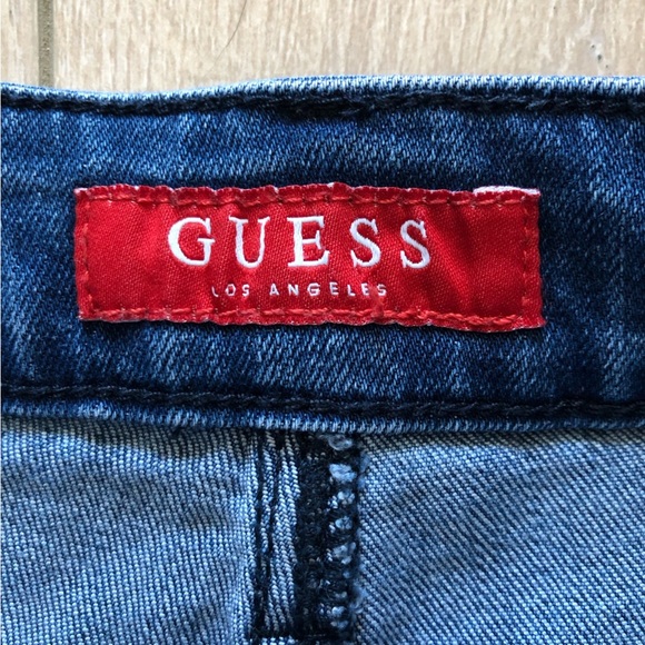 Guess High Waisted Jean Shorts Size 28 - Picture 8 of 9